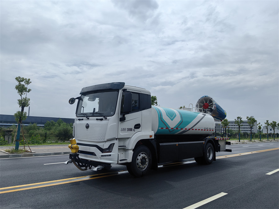 10方18噸 新能源純電動霧炮灑水車  壹為
